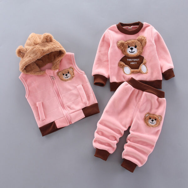 Children's thick three-piece suit - Image 5