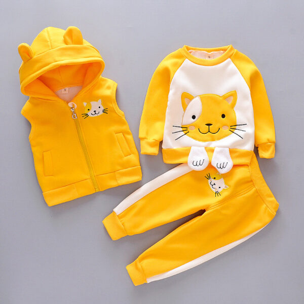 Children's thick three-piece suit - Image 9