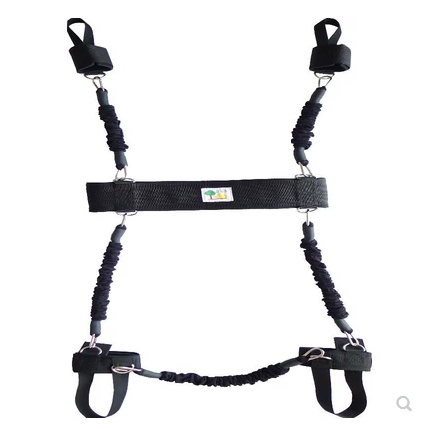 150 lbs Resistance Elastic Boxing Gloves Crossfit Training Belt Leg Strength and Agility Training Strap for Football Basketball Taekwondo - Image 2