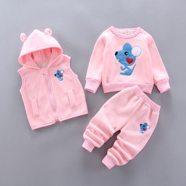 Children's thick three-piece suit - Image 4