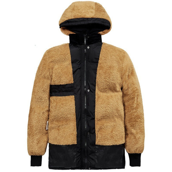 Clothing plus velvet padded jacket men winter - Image 3