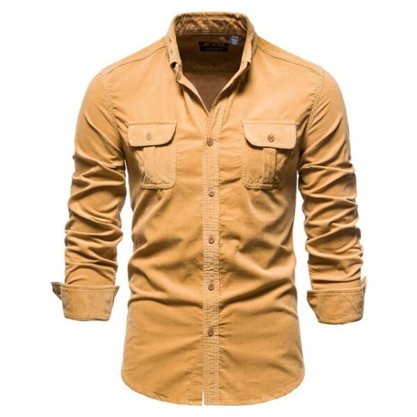 Shirts For Men Wear Shirt College Tops Longsleeve Blue - Image 7