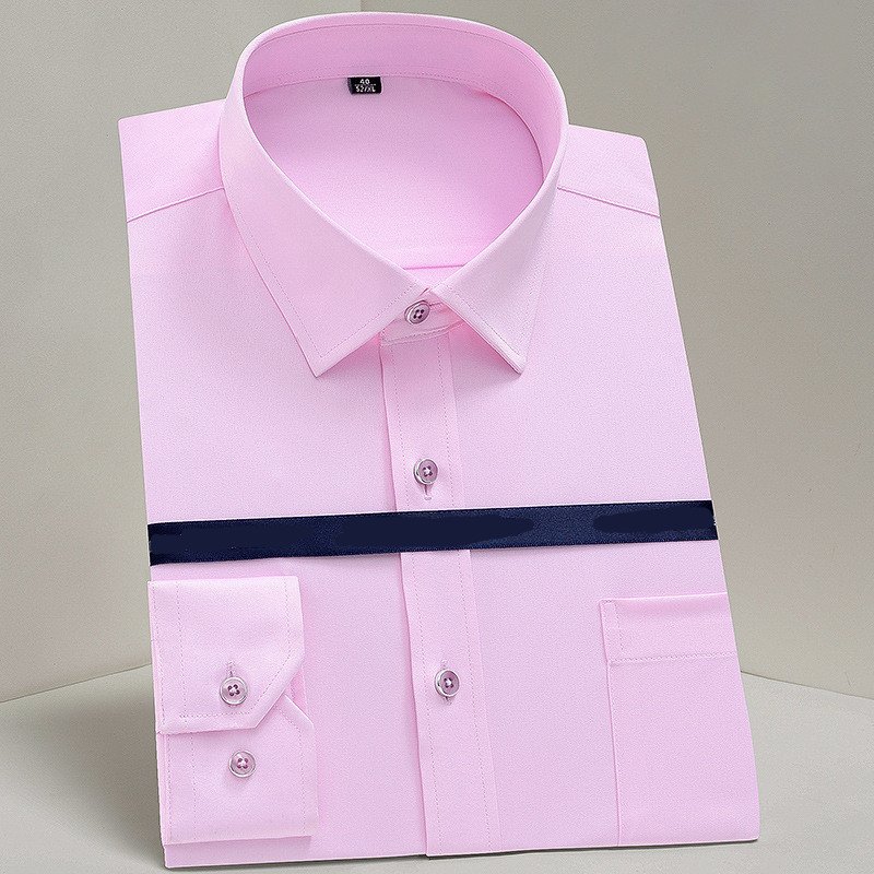 Work Clothes Mercerized Stretch Shirt Men - Image 4