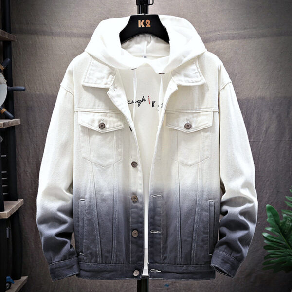 Men's Denim Jacket Loose Jacket Student Clothes Men - Image 3
