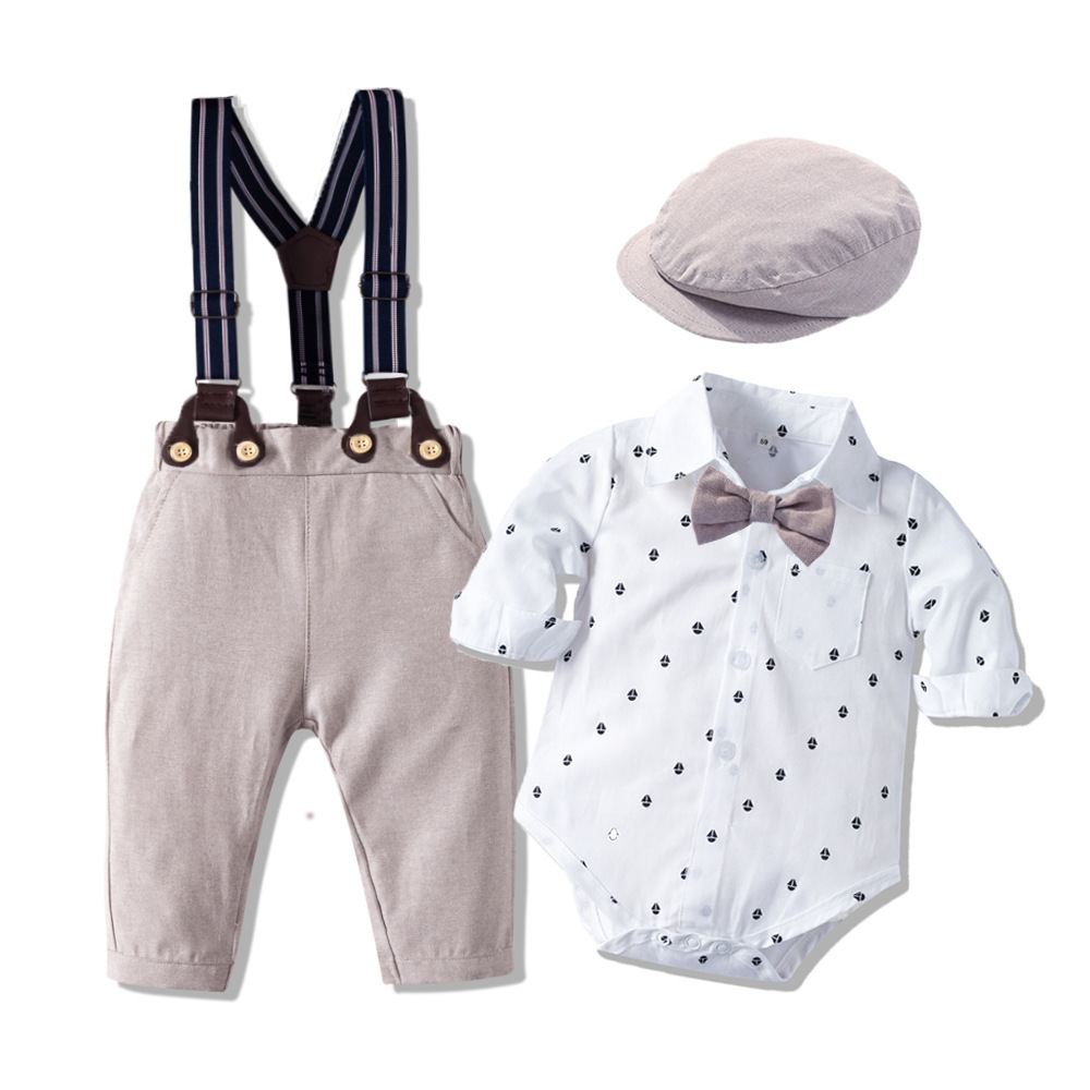Autumn New Long Sleeve Khaki Suit Infant Clothing Boys' Gentleman Children'S Clothing - Image 7