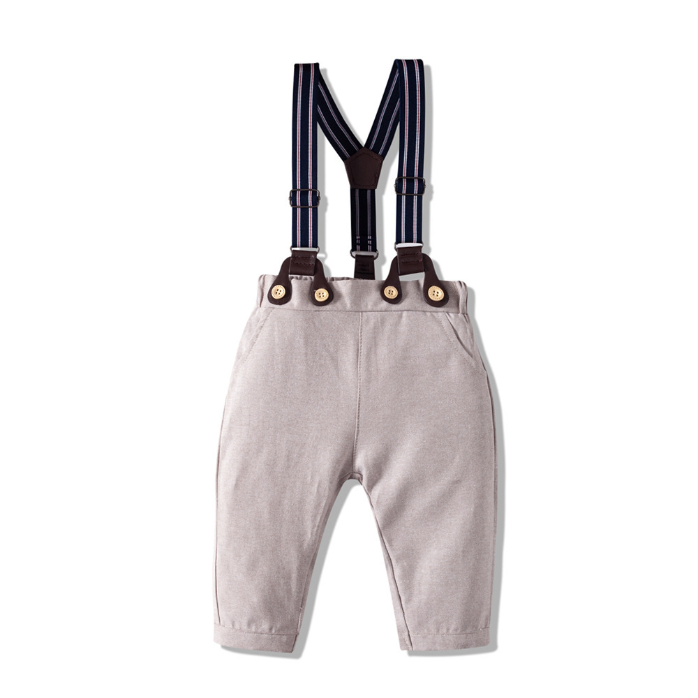 Autumn New Long Sleeve Khaki Suit Infant Clothing Boys' Gentleman Children'S Clothing - Image 5