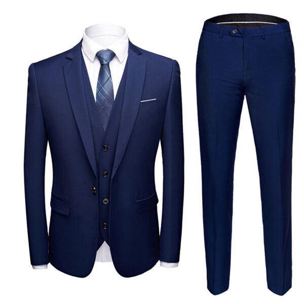 Men s Business Suits Wedding Dress Suit Set - Image 9