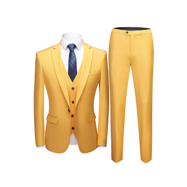 Men s Business Suits Wedding Dress Suit Set - Image 4