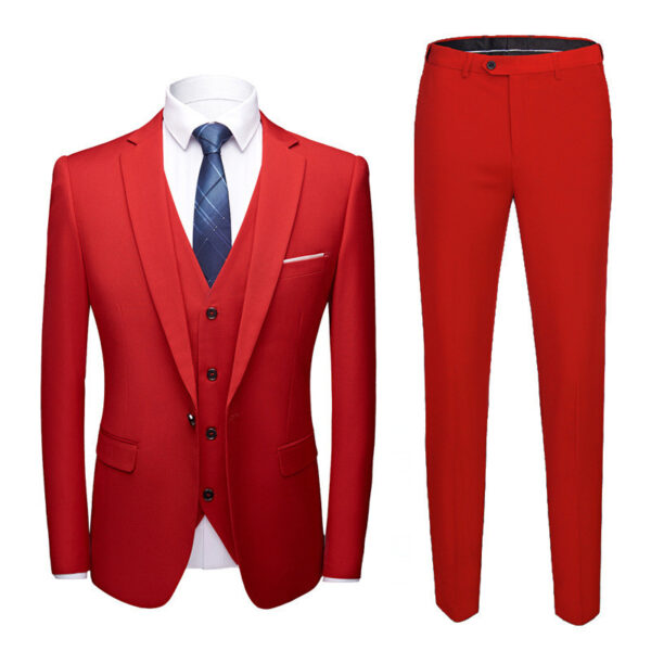 Men s Business Suits Wedding Dress Suit Set - Image 6