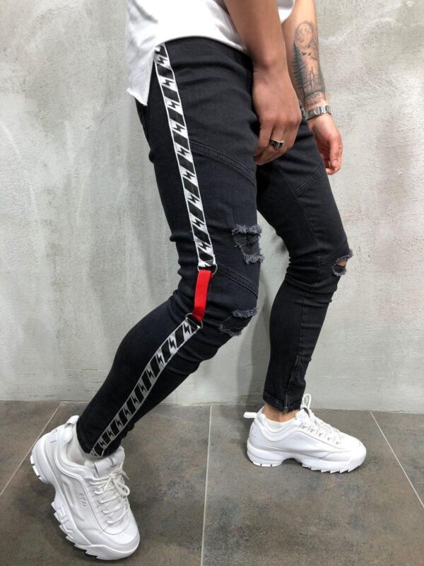 Casual jeans men fashion - Image 2