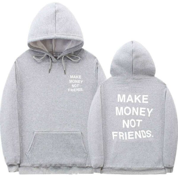 Letter printed Hoodie men's and women's fleece hoodies - Image 9