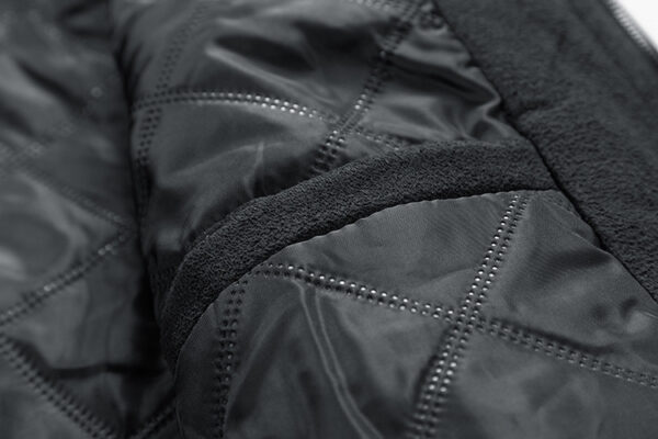 Suede Stand Collar Men's Jacket Double Zipper Pocket Clothing Mens - Image 4