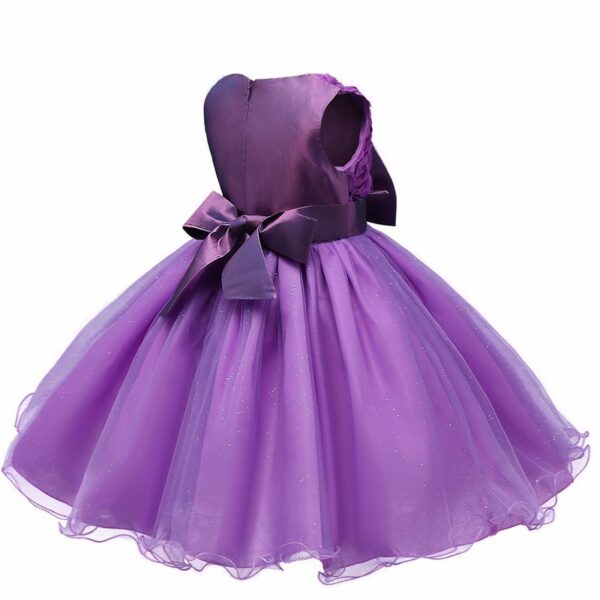 Princess Flower Girl Dress Summer Tutu Wedding Birthday Party Dresses - Image 4