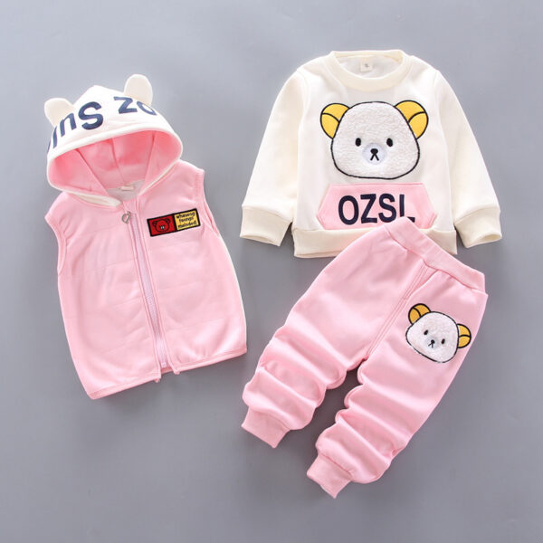 Children's thick three-piece suit - Image 8