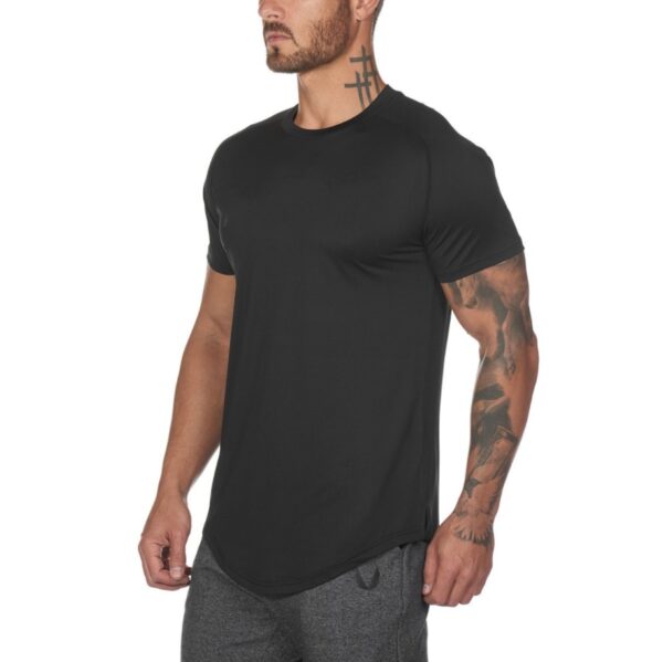 New Gym Wear Plain Shirts Custom Mens Fitness Sports Clothing - Image 10