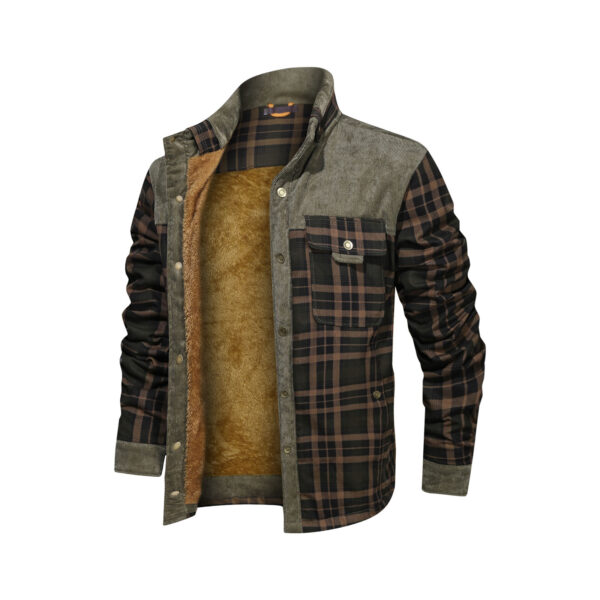 Men's Wool Thick Coat Jacket - Image 2