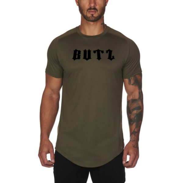 New Gym Wear Plain Shirts Custom Mens Fitness Sports Clothing - Image 6