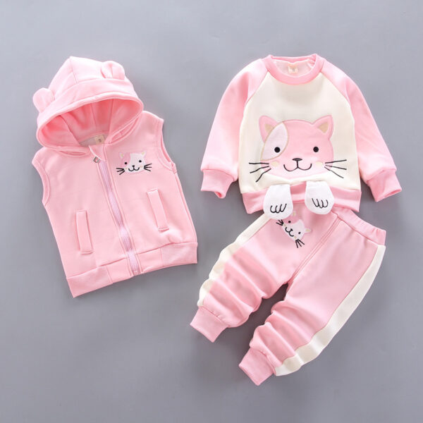 Children's thick three-piece suit - Image 10