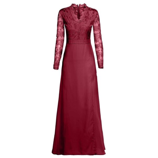 Women V-neck Sexy Lace Elegant Wedding Party Dresses - Image 4