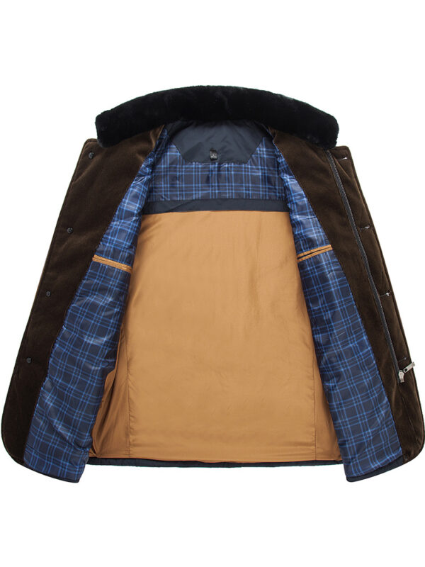 Middle-aged And Elderly Padded Jacket Father Winter Clothes - Image 10