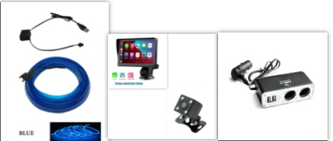 7 IPS Car Smart Screen Wireless Carplay Auto Mobile Phone Projection Screen Navigation - Image 3