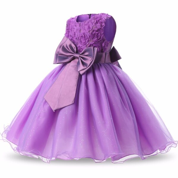 Princess Flower Girl Dress Summer Tutu Wedding Birthday Party Dresses - Image 2