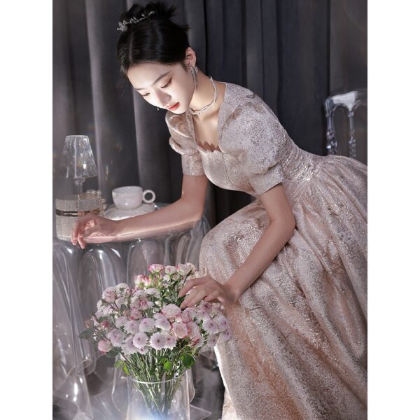 Women Evening Dresses Women Champagne - Image 3