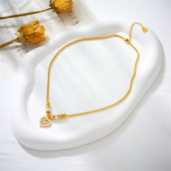 Lucky Tree Love Pendant Personality Simple Necklace - Image 3