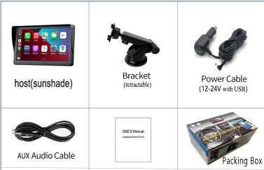 7 IPS Car Smart Screen Wireless Carplay Auto Mobile Phone Projection Screen Navigation - Image 5