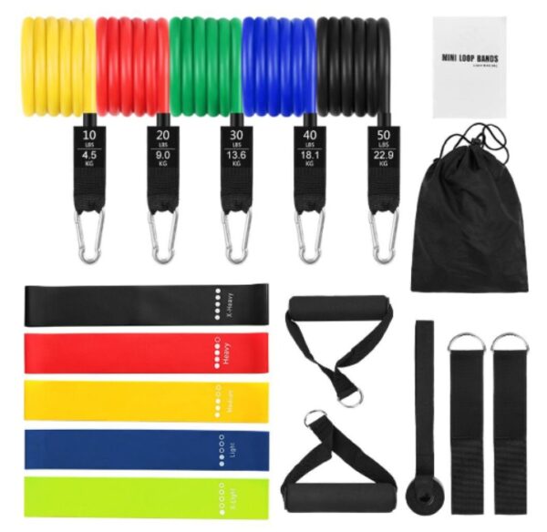 Rally Rope Set 11 Piece Set Rally Resistance Bands Latex Rally Band Fitness Band Rally Tube - Image 5
