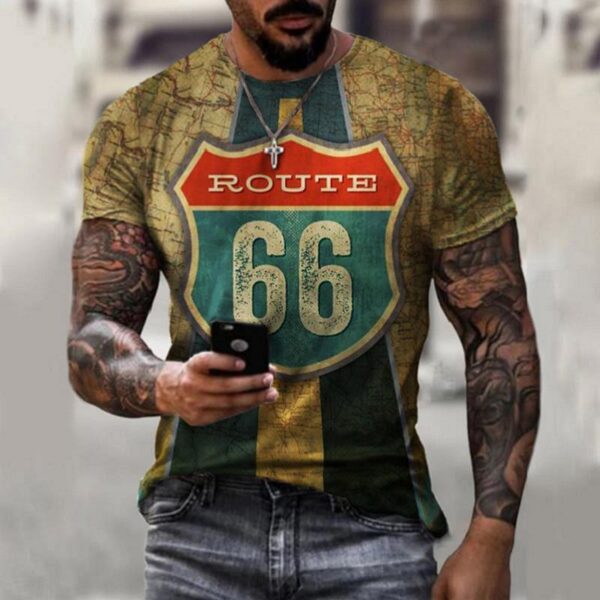 Oversize Clothes Retro Short Sleeve Men - Image 4