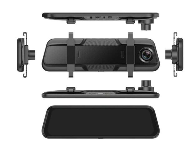 Front and Rear Dual Recording Rear View Mirror Dash Cam - Image 8