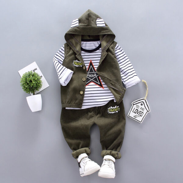 Children's Clothes Boys' Suits Boys' Autumn Three-Piece Suits - Image 5