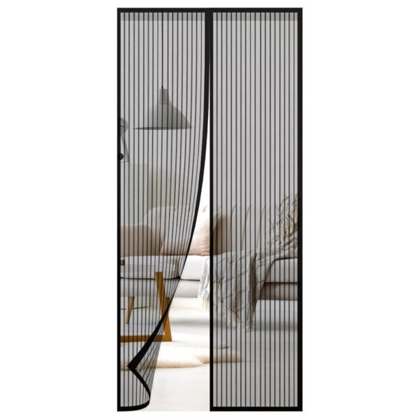 Curtain Door Magnetic Mesh Net Screen Easy Fastening Mosquito Fly Insects Bugs - Image 2