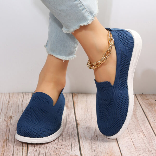 Women's Mesh Shoes Breathable Slip On Lazy Shoes Loafers - Image 6