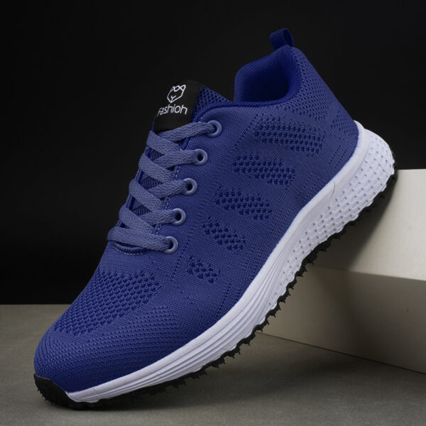 Plus Size Spring And Autumn Sneakers Women's Fly-kit Mesh Women's Shoes - Image 4
