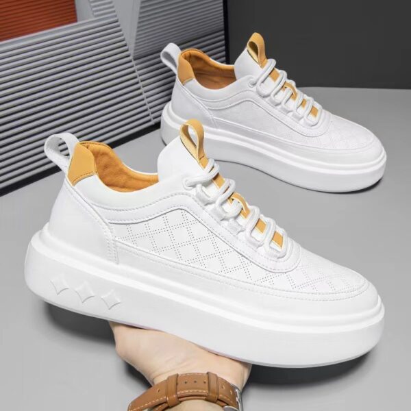 British Style Thick Soled Hollowed Out Breathable Casual Board Shoes - Image 6