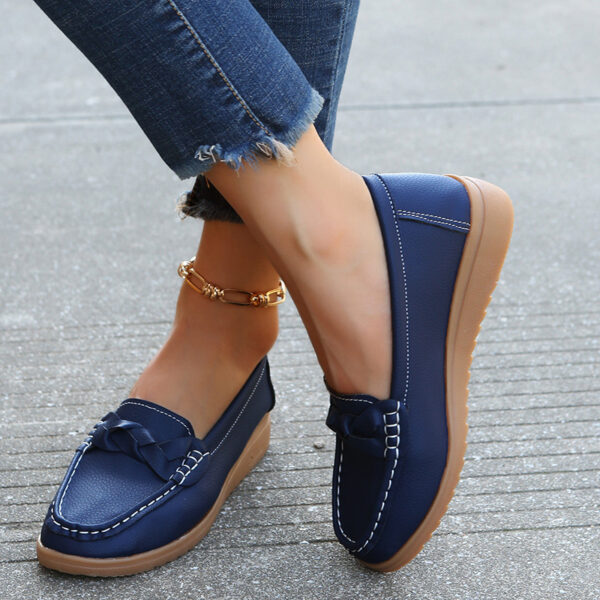 Women Flats Shoes Weave Design Soft Spring Summer Shoes - Image 8