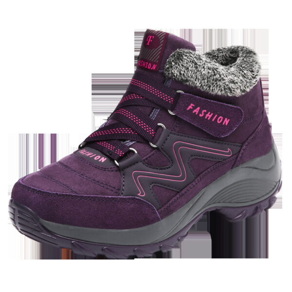 Hiking Shoes For Women Real Leather Non-Slip Outdoor Hiking Boots Trekking Shoes Waterproof Sport Sneakers Camping Sport Shoes - Image 4