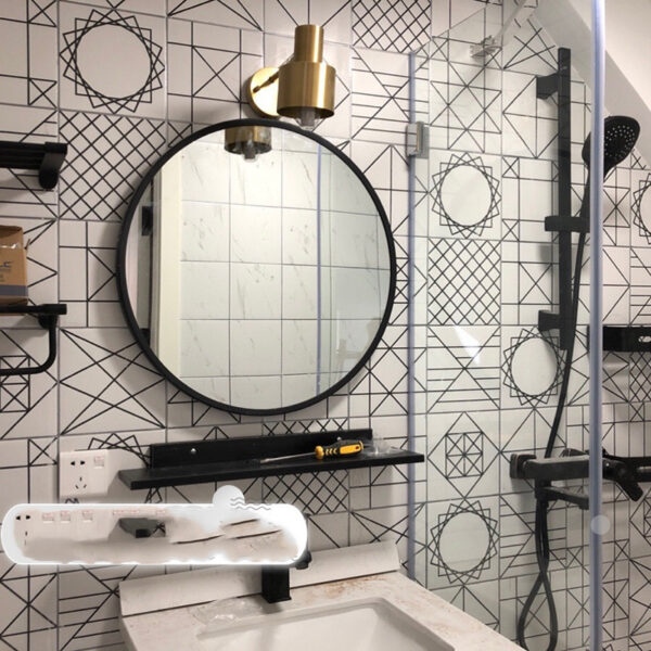 Bathroom wall bathroom mirror wall hanging decorative mirror - Image 9