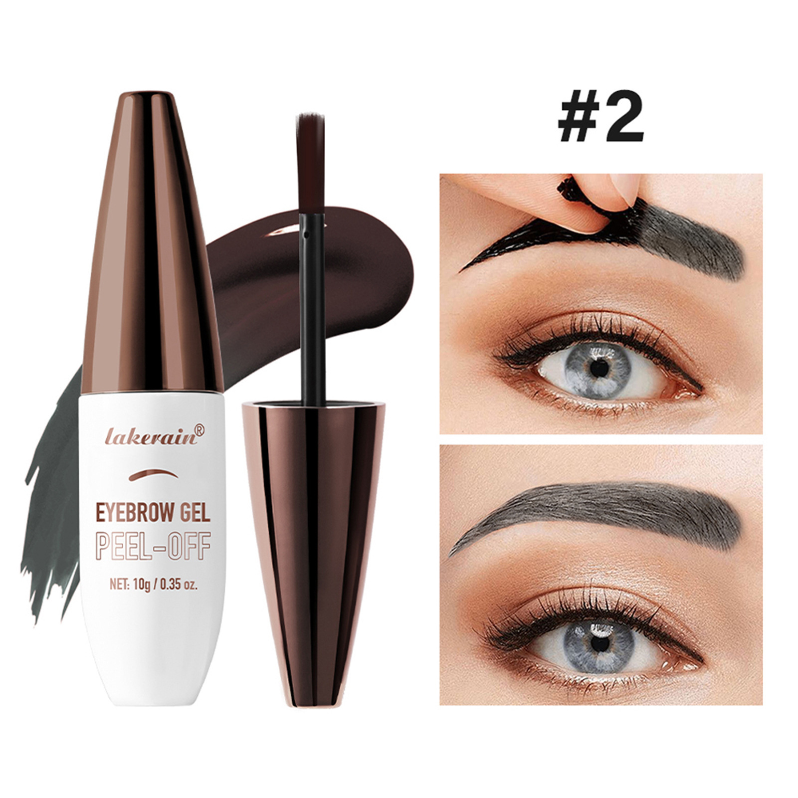Wild Eyebrow Three-dimensional Waterproof Sweat-proof Not Easy To Fade Eyebrow Cream - Image 7