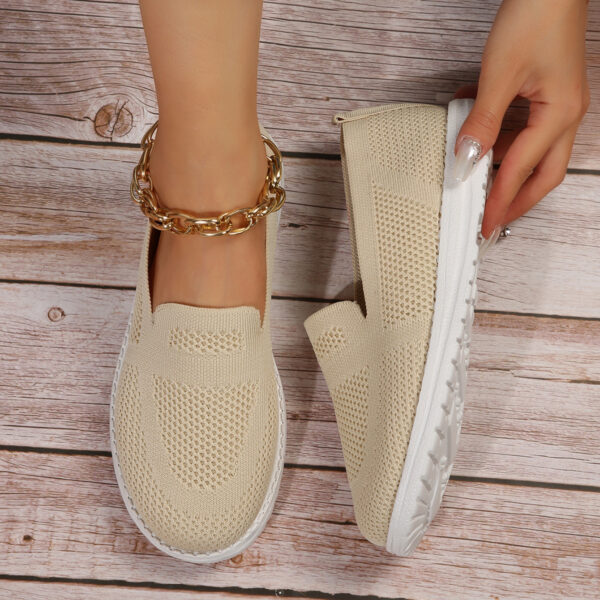 Women's Mesh Shoes Breathable Slip On Lazy Shoes Loafers - Image 4