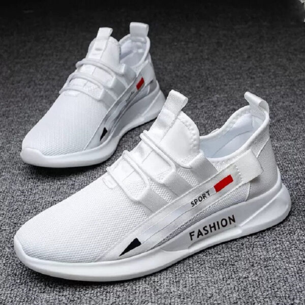 Sneakers fly knit men's shoes - Image 3