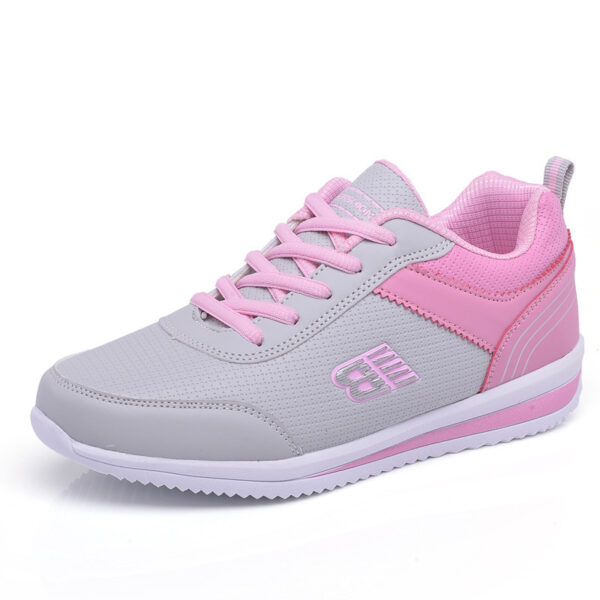 Leather student sneakers women - Image 2