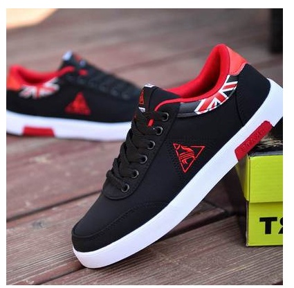 new spring men's shoes Korean version of the trend of men's sports and leisure canvas shoes student shoes - Image 5