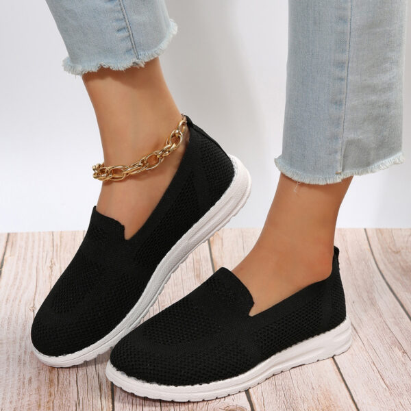 Women's Mesh Shoes Breathable Slip On Lazy Shoes Loafers - Image 3