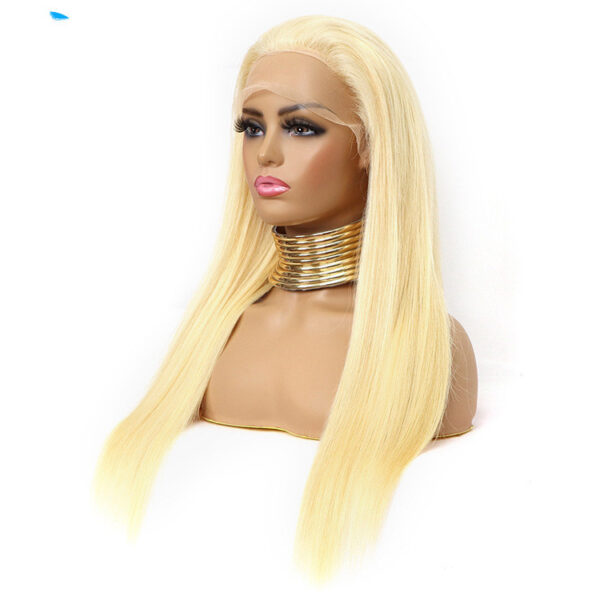 Reality golden long straight lace headgear - Image 3