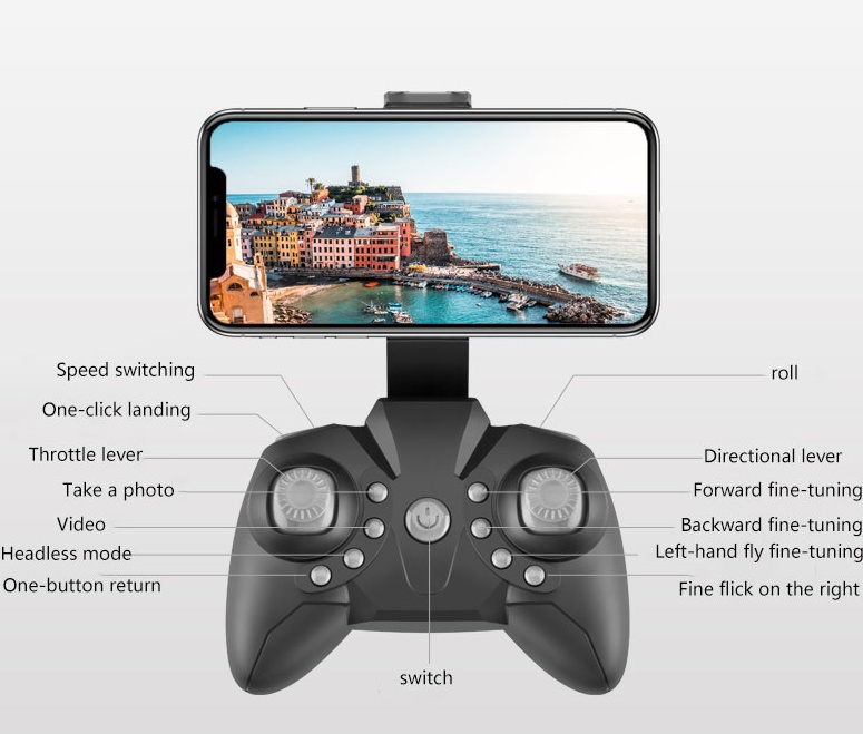 LF606 Folding Aircraft Four-axis HD 4K Aerial Photography - Image 2