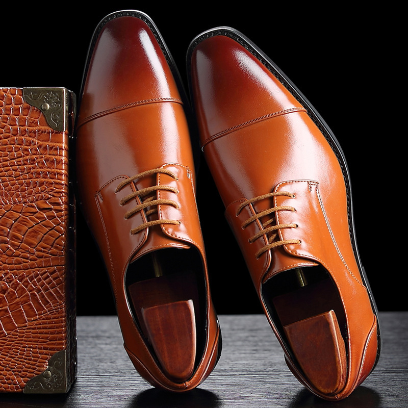 British style business shoes for men - Image 3