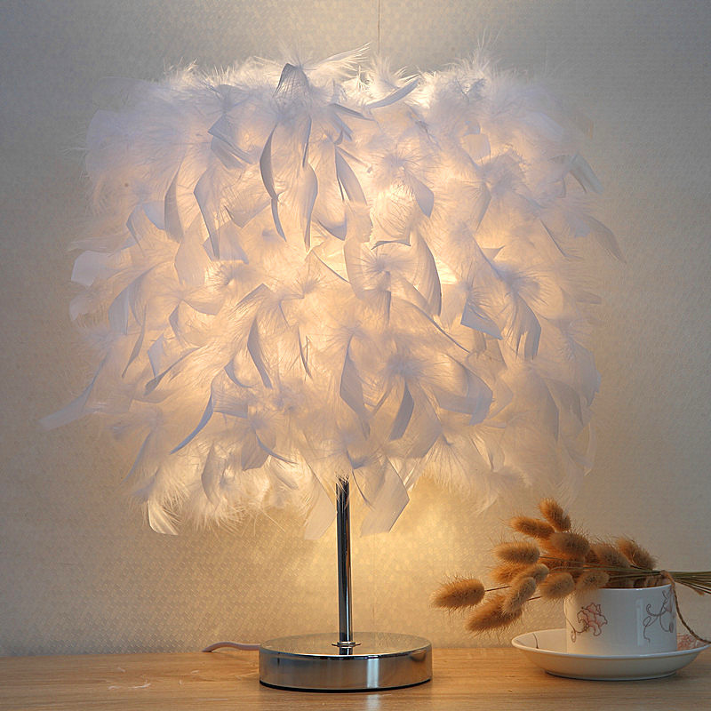 Feather bedroom cute girly night light - Image 6